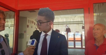 Si presenta il nuovo direttore sportivo dell'Aquila calcio, Davyd Andryiesh:"Sono qui per aiutare questa squadra".